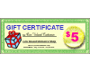 (image for) Gift Certificate $ 5.00