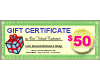 Gift Certificate $ 50.00 (image for) Gift Certificate $ 50.00
