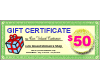 Gift Certificate $ 50.00 (image for) Gift Certificate $ 50.00